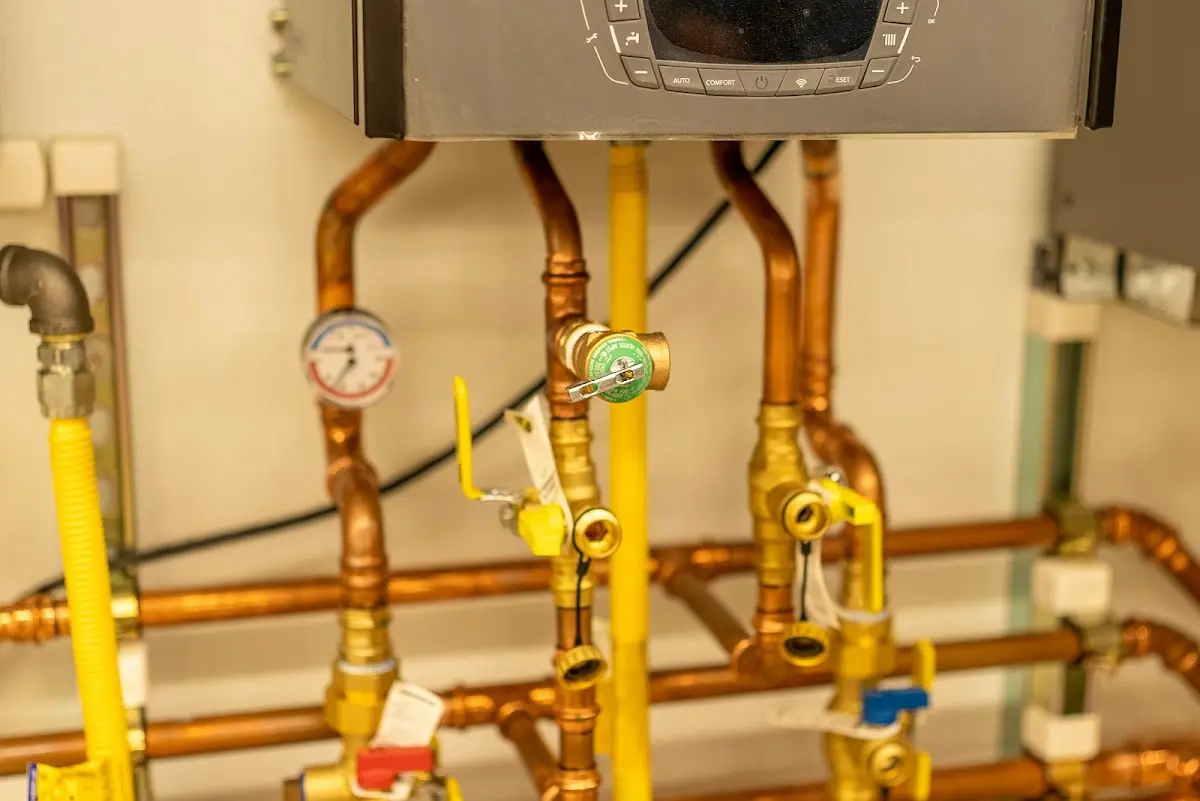 Licensed technician providing Slab Leak Repair for a homeowner in Floyds Knobs